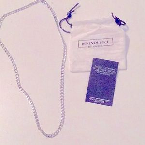 🧒 Silver Chain Necklace Benefits Children In Need in Los Angeles. New in Bag
